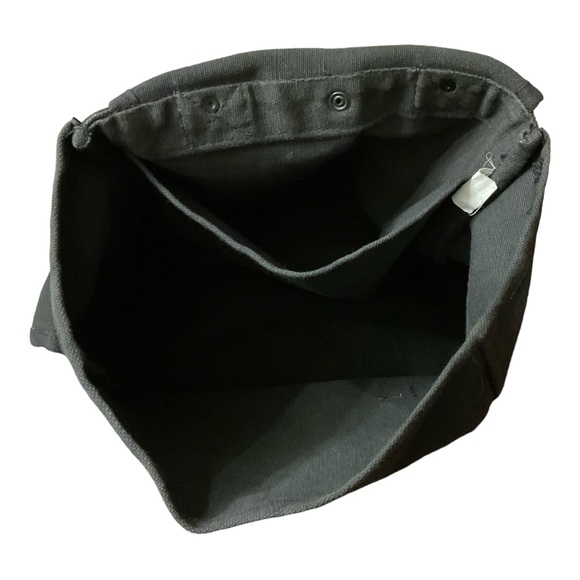 Black 100% Cotton Canvas Adjustable Double Strap Back Pack! - Picture 6 of 7